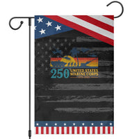 Marine 250th Anniversary Garden Flag Patriotic Military Gift for Veterans