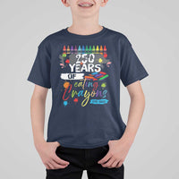250 Years Of Eating Crayons T Shirt For Kid Marine Veteran 250th Anniversary - Wonder Print Shop