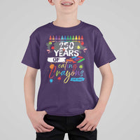 250 Years Of Eating Crayons T Shirt For Kid Marine Veteran 250th Anniversary - Wonder Print Shop