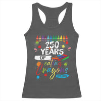 250 Years Of Eating Crayons Racerback Tank Top Marine Veteran 250th Anniversary - Wonder Print Shop