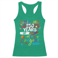 250 Years Of Eating Crayons Racerback Tank Top Marine Veteran 250th Anniversary - Wonder Print Shop