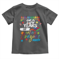 250 Years Of Eating Crayons Toddler T Shirt Marine Veteran 250th Anniversary - Wonder Print Shop
