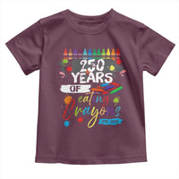 250 Years Of Eating Crayons Toddler T Shirt Marine Veteran 250th Anniversary - Wonder Print Shop