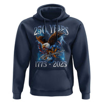 Marine Veteran 250th Anniversary Hoodie Eagle Patriotic Military Gift for Marines Veterans - Wonder Print Shop