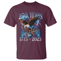 Marine Veteran 250th Anniversary T Shirt Eagle Patriotic Military Gift for Marines Veterans - Wonder Print Shop