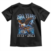 Marine Veteran 250th Anniversary Toddler T Shirt Eagle Patriotic Military Gift for Marines Veterans - Wonder Print Shop
