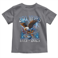 Marine Veteran 250th Anniversary Toddler T Shirt Eagle Patriotic Military Gift for Marines Veterans - Wonder Print Shop