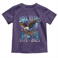 Marine Veteran 250th Anniversary Toddler T Shirt Eagle Patriotic Military Gift for Marines Veterans - Wonder Print Shop