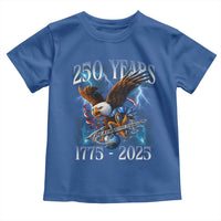 Marine Veteran 250th Anniversary Toddler T Shirt Eagle Patriotic Military Gift for Marines Veterans - Wonder Print Shop