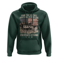 Tun Tavern 250th Anniversary Hoodie Patriotic Veteran Military Gift American Flag - Wonder Print Shop