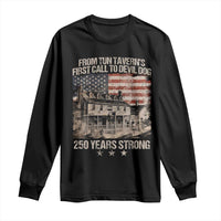 Tun Tavern 250th Anniversary Long Sleeve Shirt Patriotic Veteran Military Gift American Flag - Wonder Print Shop