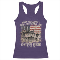 Tun Tavern 250th Anniversary Racerback Tank Top Patriotic Veteran Military Gift American Flag - Wonder Print Shop