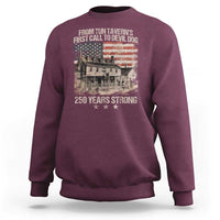Tun Tavern 250th Anniversary Sweatshirt Patriotic Veteran Military Gift American Flag - Wonder Print Shop