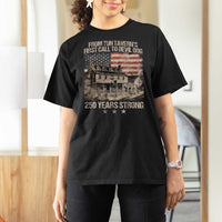 Tun Tavern 250th Anniversary T Shirt For Women Patriotic Veteran Military Gift American Flag - Wonder Print Shop
