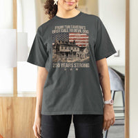 Tun Tavern 250th Anniversary T Shirt For Women Patriotic Veteran Military Gift American Flag - Wonder Print Shop
