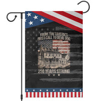Tun Tavern 250th Anniversary Garden Flag Patriotic Veteran Military Gift American Flag