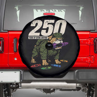 250 Years Of Eating Crayons Spare Tire Cover Vintage Bulldog Patriotic Veteran Military Gift - Wonder Print Shop