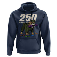 250 Years Of Eating Crayons Hoodie Vintage Bulldog Patriotic Veteran Military Gift - Wonder Print Shop