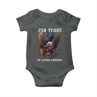 250 Years Of Eating Crayons Baby Onesie Funny Eagle 250th Anniversary Veterans Gifts - Wonder Print Shop