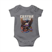 Crayon Eater Baby Onesie Funny Eagle 250th Anniversary Veterans Gifts - Wonder Print Shop
