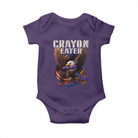Crayon Eater Baby Onesie Funny Eagle 250th Anniversary Veterans Gifts - Wonder Print Shop