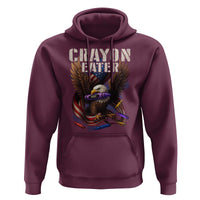 Crayon Eater Hoodie Funny Eagle 250th Anniversary Veterans Gifts - Wonder Print Shop