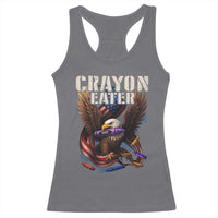Crayon Eater Racerback Tank Top Funny Eagle 250th Anniversary Veterans Gifts - Wonder Print Shop