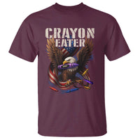 Crayon Eater T Shirt Funny Eagle 250th Anniversary Veterans Gifts - Wonder Print Shop