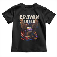 Crayon Eater Toddler T Shirt Funny Eagle 250th Anniversary Veterans Gifts - Wonder Print Shop