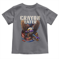 Crayon Eater Toddler T Shirt Funny Eagle 250th Anniversary Veterans Gifts - Wonder Print Shop