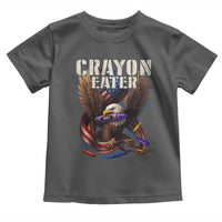 Crayon Eater Toddler T Shirt Funny Eagle 250th Anniversary Veterans Gifts - Wonder Print Shop