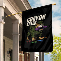 Crayon Eater Garden Flag Funny Bulldog Military Corps Proud Soldier Family - Wonder Print Shop