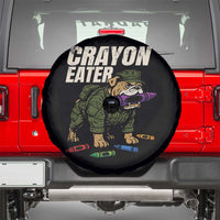 Crayon Eater Spare Tire Cover Funny Bulldog Military Corps Proud Soldier Family - Wonder Print Shop