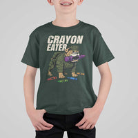 Crayon Eater T Shirt For Kid Funny Bulldog Military Corps Proud Soldier Family - Wonder Print Shop