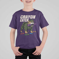 Crayon Eater T Shirt For Kid Funny Bulldog Military Corps Proud Soldier Family - Wonder Print Shop