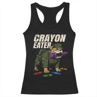 Crayon Eater Racerback Tank Top Funny Bulldog Military Corps Proud Soldier Family - Wonder Print Shop