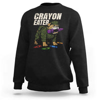 Crayon Eater Sweatshirt Funny Bulldog Military Corps Proud Soldier Family - Wonder Print Shop