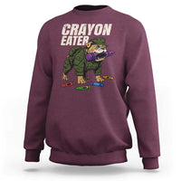 Crayon Eater Sweatshirt Funny Bulldog Military Corps Proud Soldier Family - Wonder Print Shop
