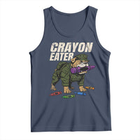 Crayon Eater Tank Top Funny Bulldog Military Corps Proud Soldier Family - Wonder Print Shop