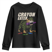 Crayon Eater Youth Sweatshirt Funny Bulldog Military Corps Proud Soldier Family - Wonder Print Shop