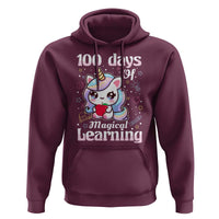 100th Day Of School Unicorn Girls Hoodie