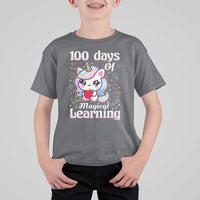 100th Day Of School Unicorn Girls T Shirt For Kid