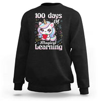 100th Day Of School Unicorn Girls Sweatshirt