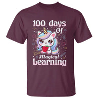 100th Day Of School Unicorn Girls T Shirt
