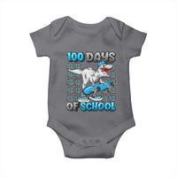 100 Days of School 100th Day Dinosaur Baby Onesie