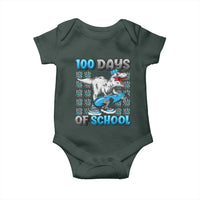 100 Days of School 100th Day Dinosaur Baby Onesie
