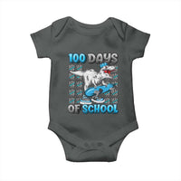 100 Days of School 100th Day Dinosaur Baby Onesie