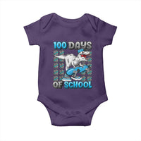100 Days of School 100th Day Dinosaur Baby Onesie
