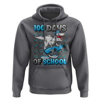 100 Days of School 100th Day Dinosaur Hoodie