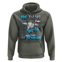 100 Days of School 100th Day Dinosaur Hoodie